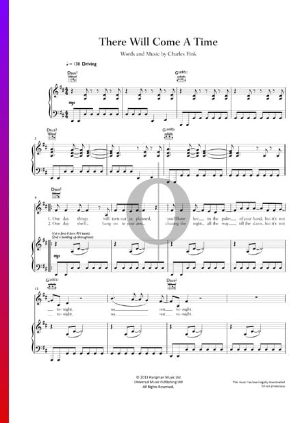 There Will Come A Time Musik-Noten