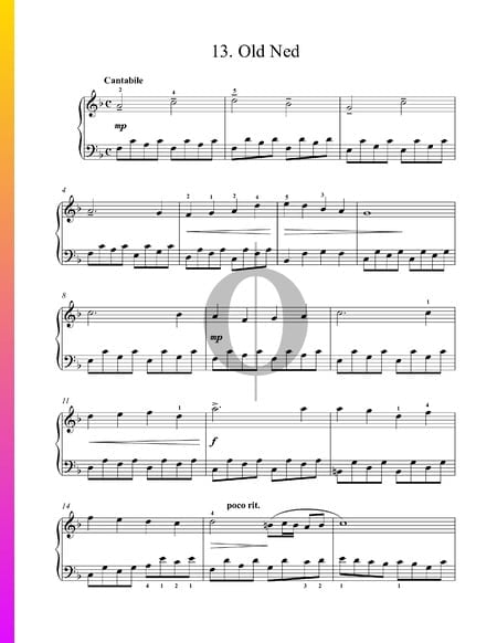 Old Ned Sheet Music