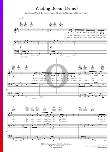 Waiting Room (Demo) Sheet Music
