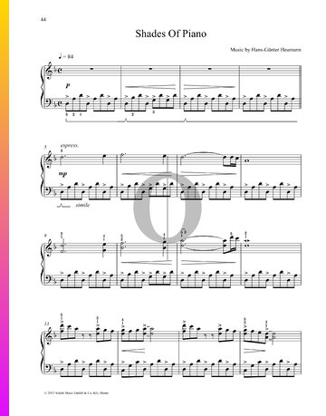 Shades Of Piano Musik-Noten