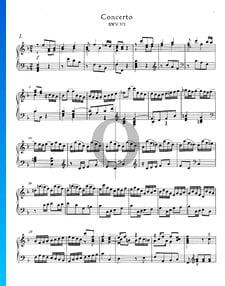 Italian Concerto, BWV 971: 1. Allegro