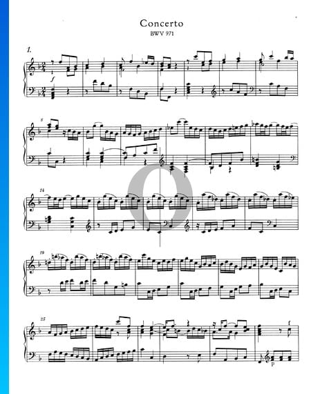 Italian Concerto, BWV 971: 1. Allegro