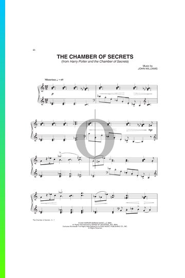 The Chamber Of Secrets Sheet Music