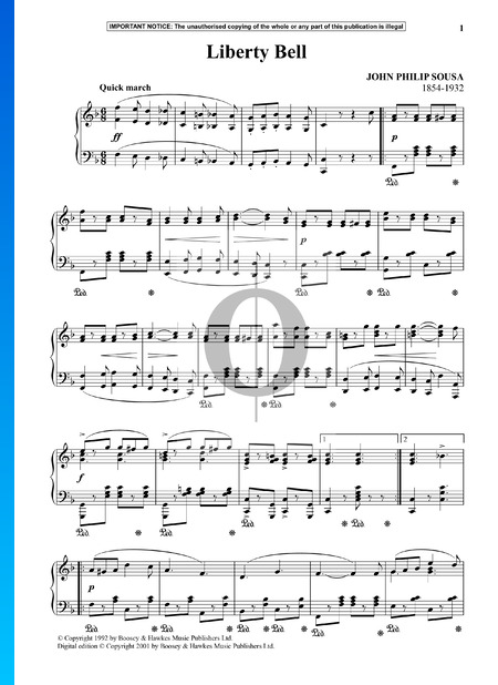 Liberty Bell Partitura