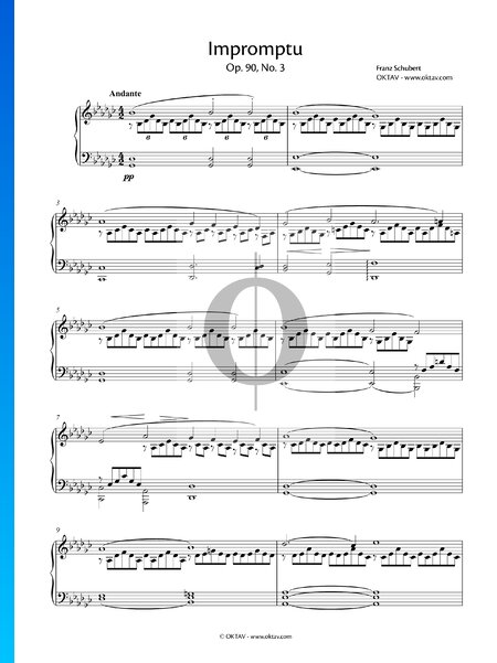 Impromptu G-flat Major, Op. 90 No. 3, D 899