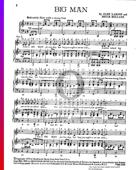 Big Man Partitura