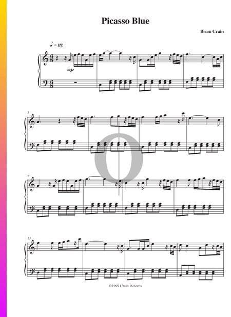 Picasso Blue Sheet Music