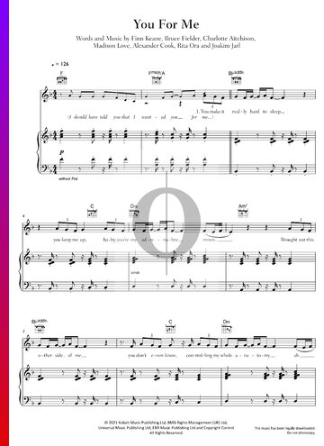 You For Me Sheet Music