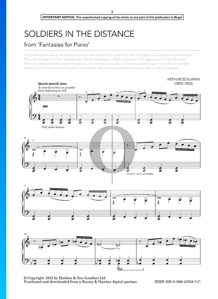 Fantasies No. 3: Soldiers in the Distance Sheet Music