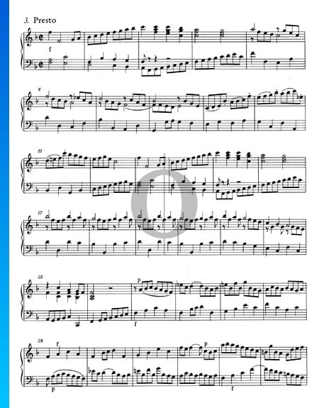 Concerto Italien, BWV 971: 3. Presto