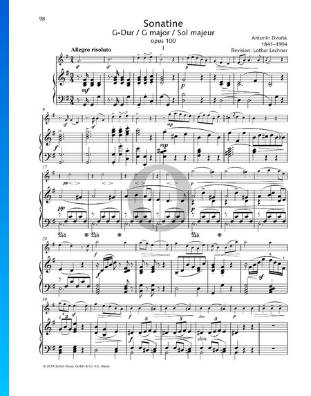 Sonatina in G Major, Op. 100