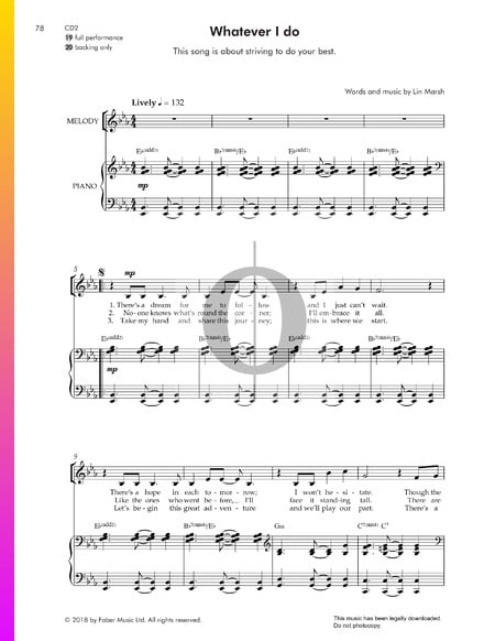Whatever I Do Sheet Music