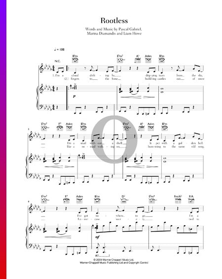 Rootless Sheet Music