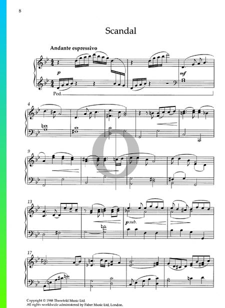 Scandal Sheet Music