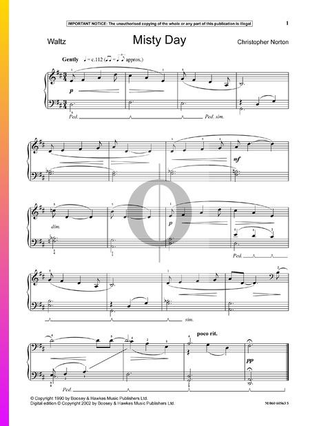Misty Day Sheet Music