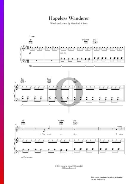 Hopeless Wanderer Partition