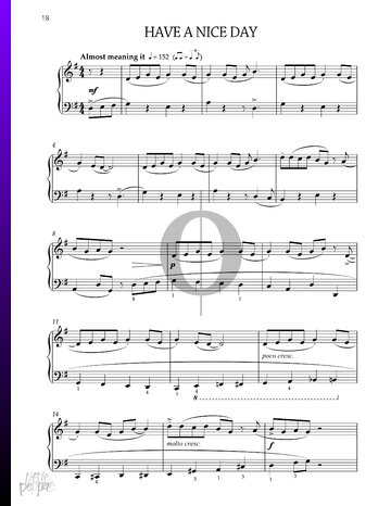 Have a nice day Sheet Music