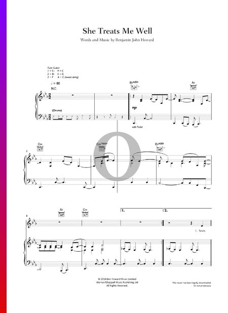 She Treats Me Well Sheet Music