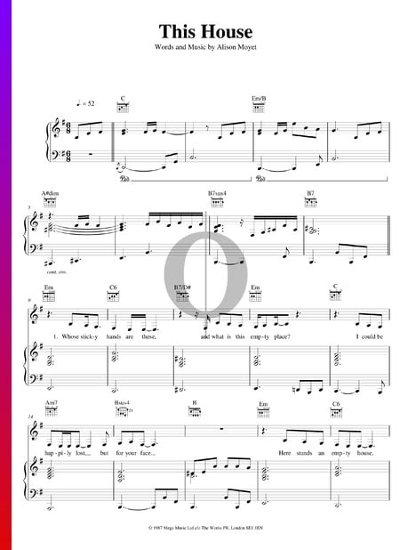 This House Musik-Noten