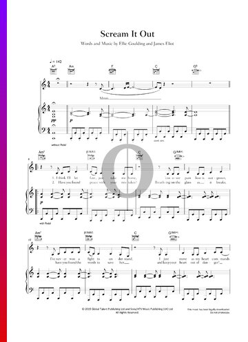 Scream It Out Sheet Music
