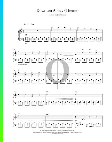 Downton Abbey (Main Theme) Sheet Music