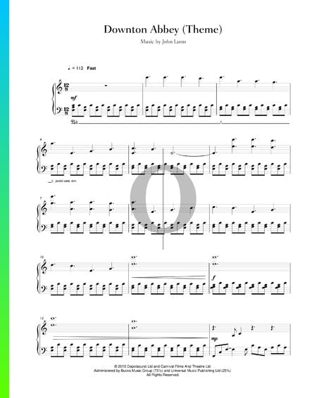 Downton Abbey (Main Theme) Sheet Music