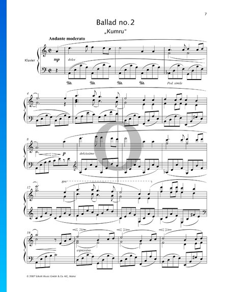 Ballad, Op. 12 No. 2 (Kumru)
