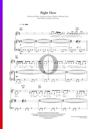 Right Here Sheet Music