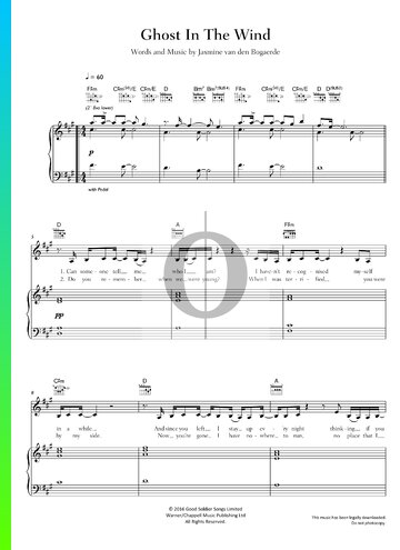 Ghost In The Wind Sheet Music