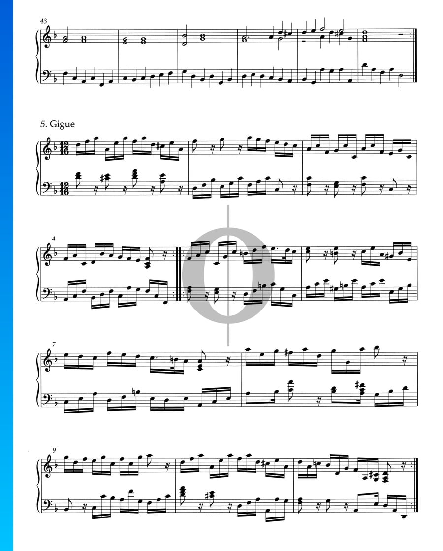 Suite En Ré Mineur, HWV 447: 2. Courante » Georg Friedrich Händel