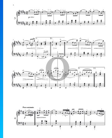 Partition Valse, Op. 39 No. 3