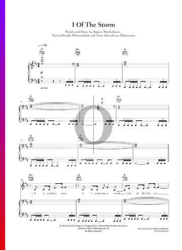 I Of The Storm Sheet Music