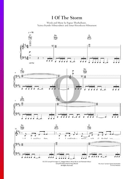 I Of The Storm Musik-Noten