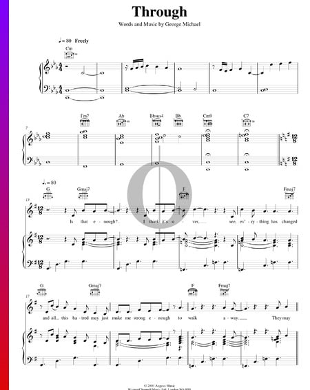 Through Musik-Noten