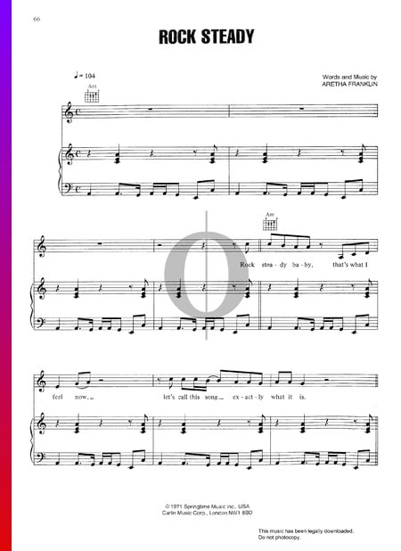 Rock Steady Sheet Music