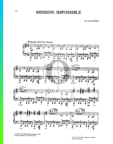 Mission: Impossible Sheet Music