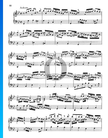 Sonate Nr. 4, Wq 49: 2. Andante Musik-Noten