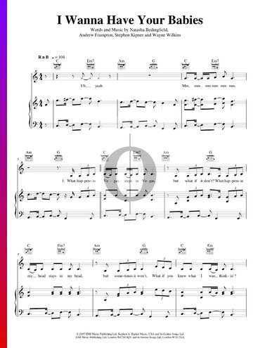 I Wanna Have Your Babies Sheet Music