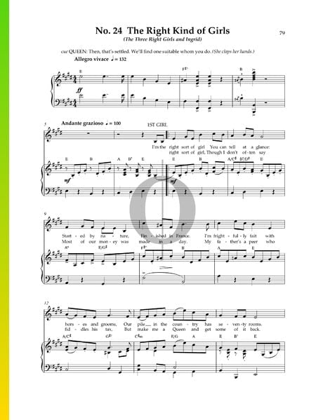 The Right Kind Of Girls Sheet Music
