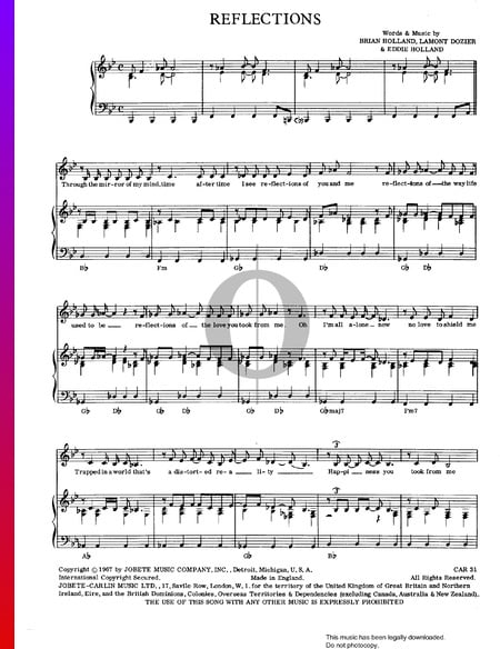 Reflections Sheet Music