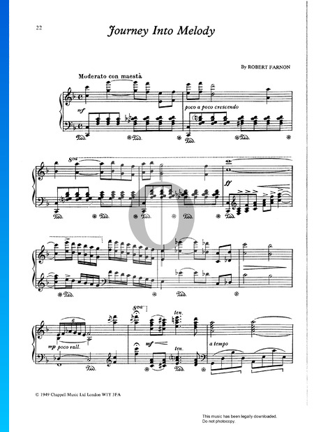 Journey Into Melody Musik-Noten