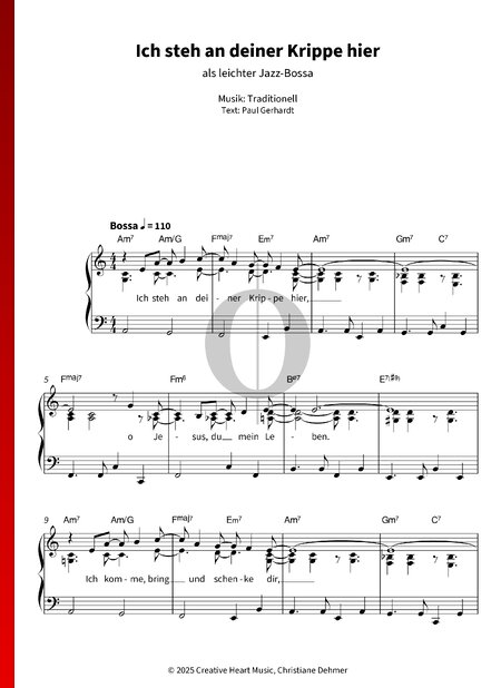 Ich steh an deiner Krippe hier