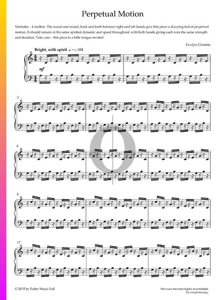 Perpetual Motion Sheet Music