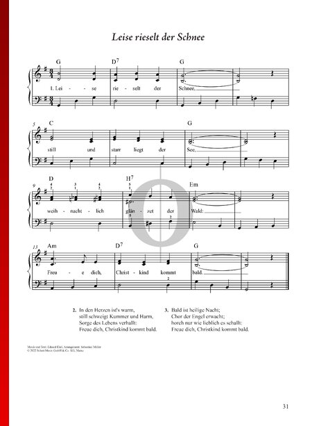 Leise rieselt der Schnee