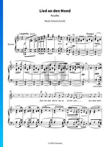 Song to the Moon Partitura