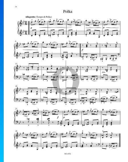 Polka, Op. 39 No. 10 Sheet Music