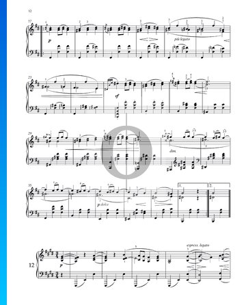 Waltz, Op. 39 No. 12 Sheet Music