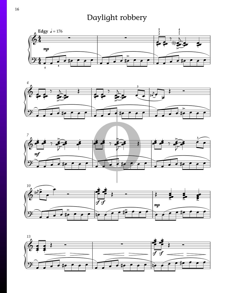 daylight-robbery-noten-piano-solo-von-elissa-milne-oktav