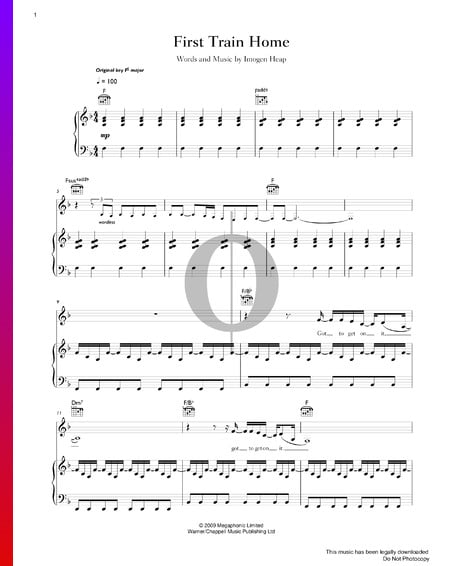 First Train Home Sheet Music