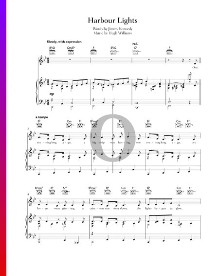Harbour Lights Musik-Noten